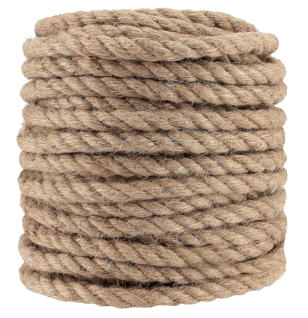 Twine Jute Natural - 10mm 10/30/50M Natural Jute Rope Twine