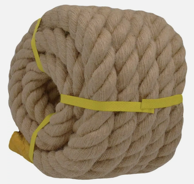 Twine Jute Natural - 40mm x 1/2/3/4M Natural Jute Rope