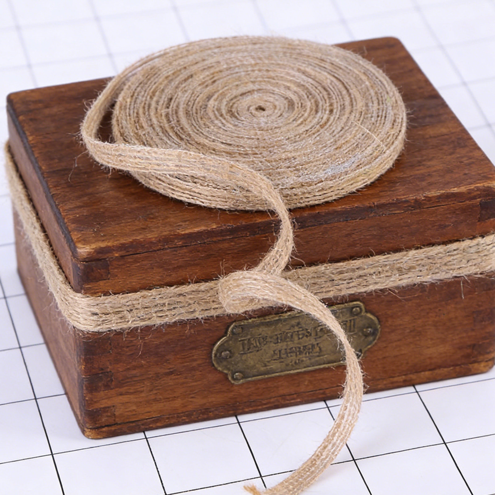 Twine Jute Natural - 2 Rolls Natural Jute Ribbon Burlap