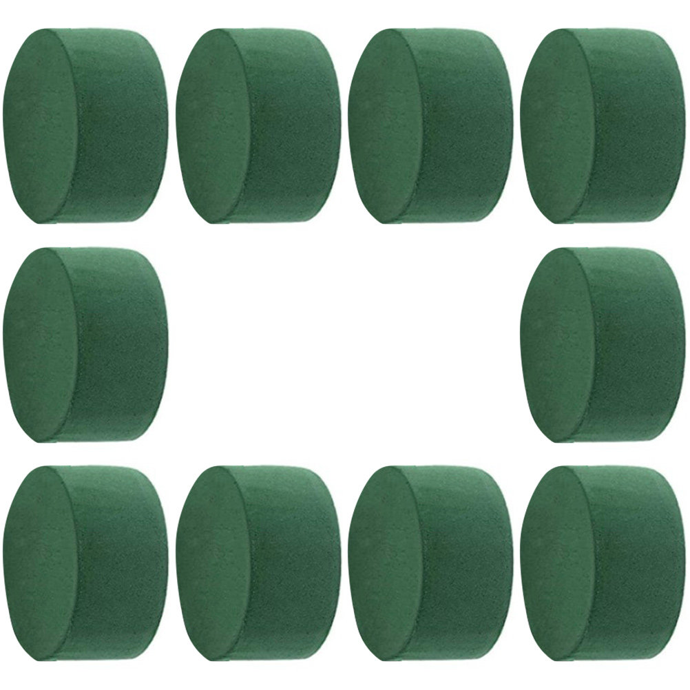 Supply For Florist - 10Pcs Round Floral Mud Flower Arrangement
