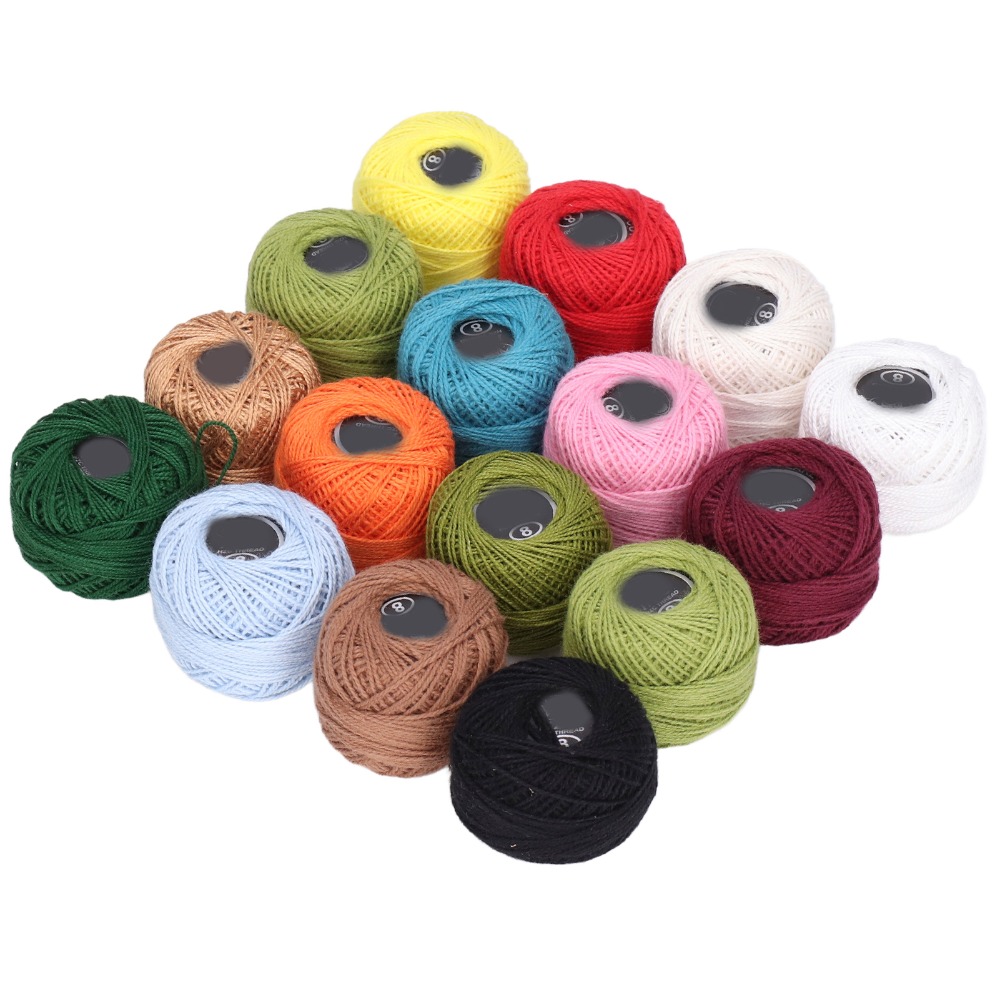 Twine Jute Natural - 16pcs Durable Multi-Colors Crochet Thread Rich