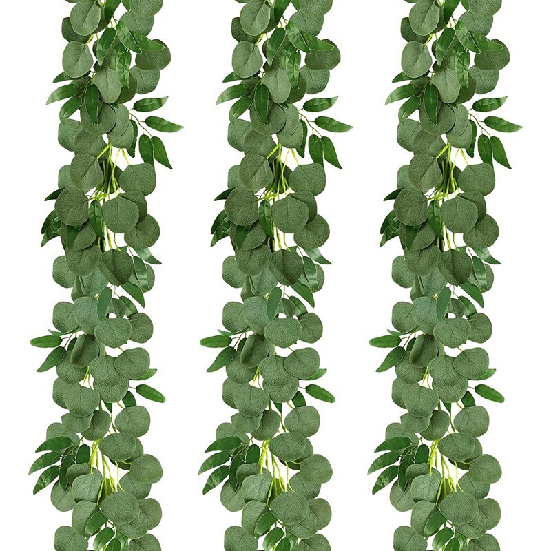 3 Packs 6.5 Feet Artificial Si - Eucalyptus Preserved recensione e prezzo