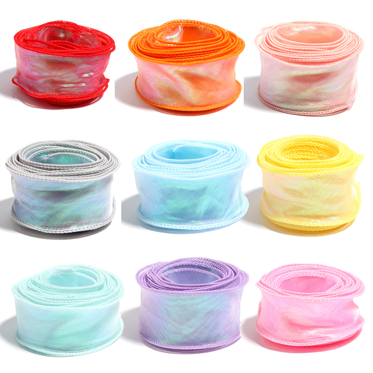 5Yards/Roll Chiffon Silk Ribbo - Ribbon Organza Roll recensione e prezzo