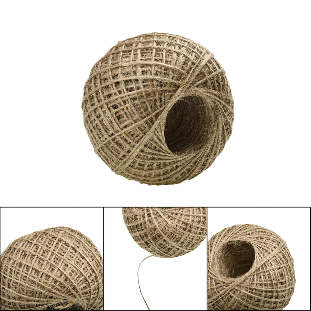 New 100m Long Linen Rope Jute  - Twine Jute Natural recensione e prezzo