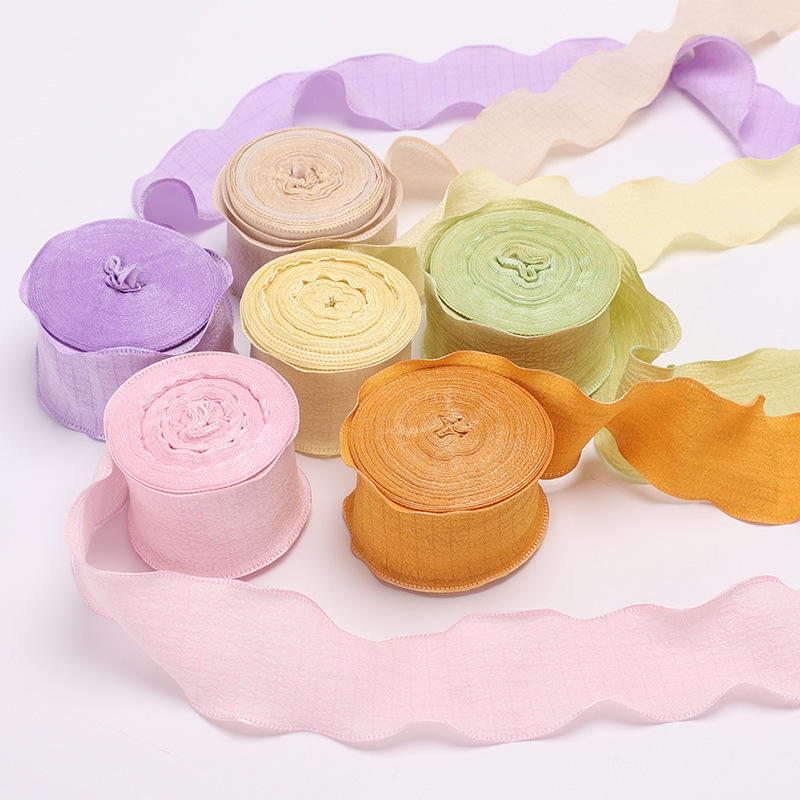 4CM 9 Meters/Roll Wrinkled Lac - Ribbon Organza Roll recensione e prezzo
