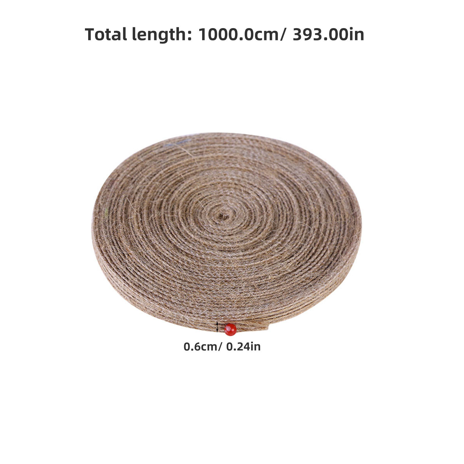 2 Rolls Natural Jute Ribbon Bu - Twine Jute Natural recensione e prezzo