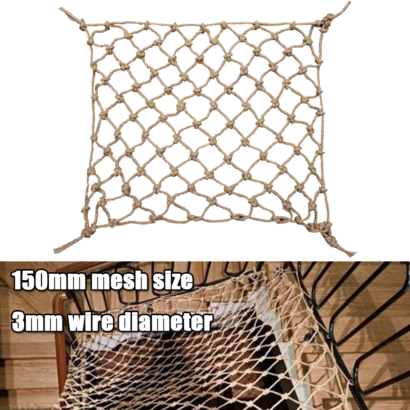 1Pc Hemp Rope Climbing Net Nat - Twine Jute Natural recensione e prezzo