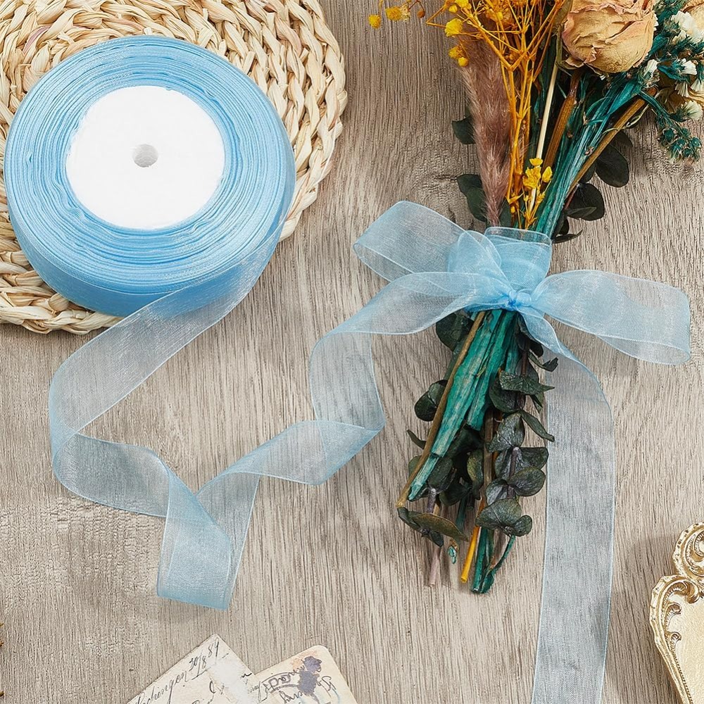 1 Rolls Sheer Organza Ribbon W - Ribbon Organza Roll recensione e prezzo