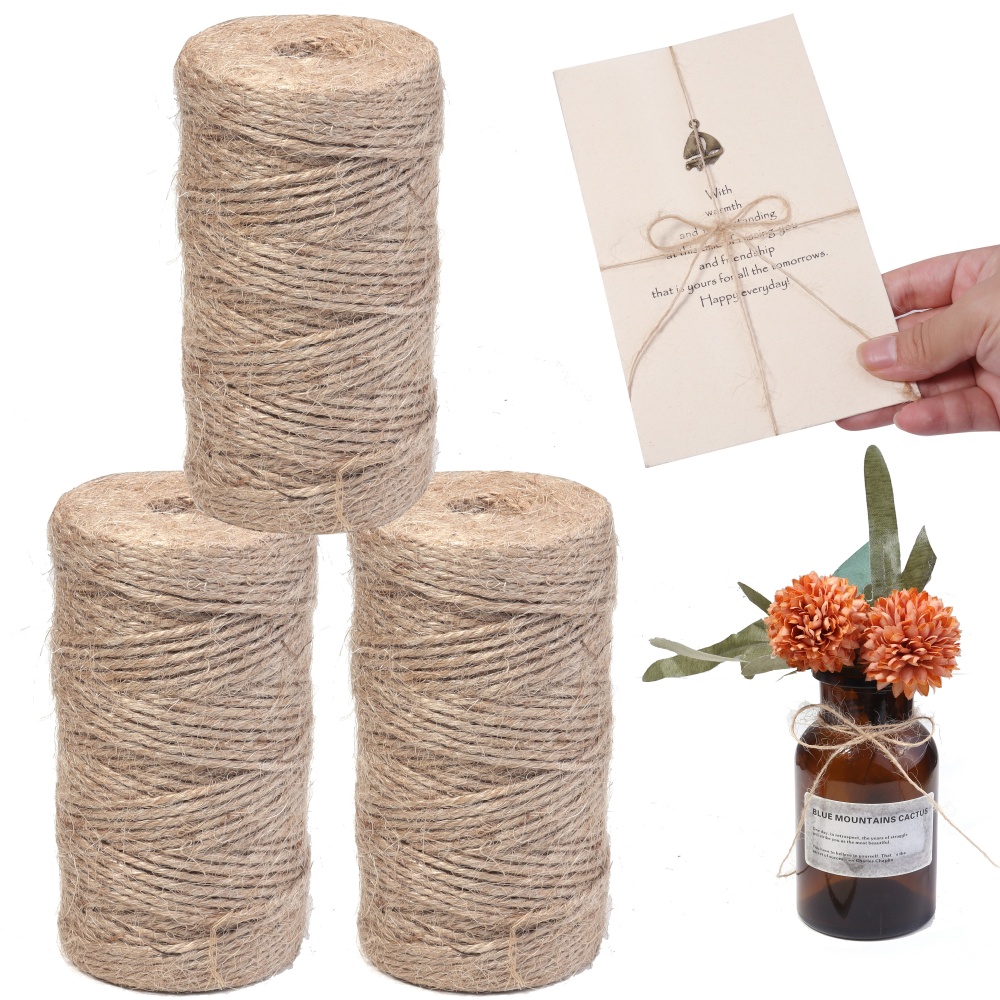 100Meters Natural Jute Cords S - Twine Jute Natural recensione e prezzo