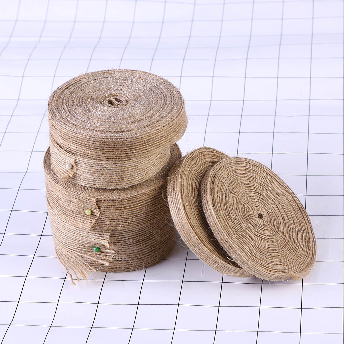 Natural Brown Jute Webbing Hem - Twine Jute Natural recensione e prezzo