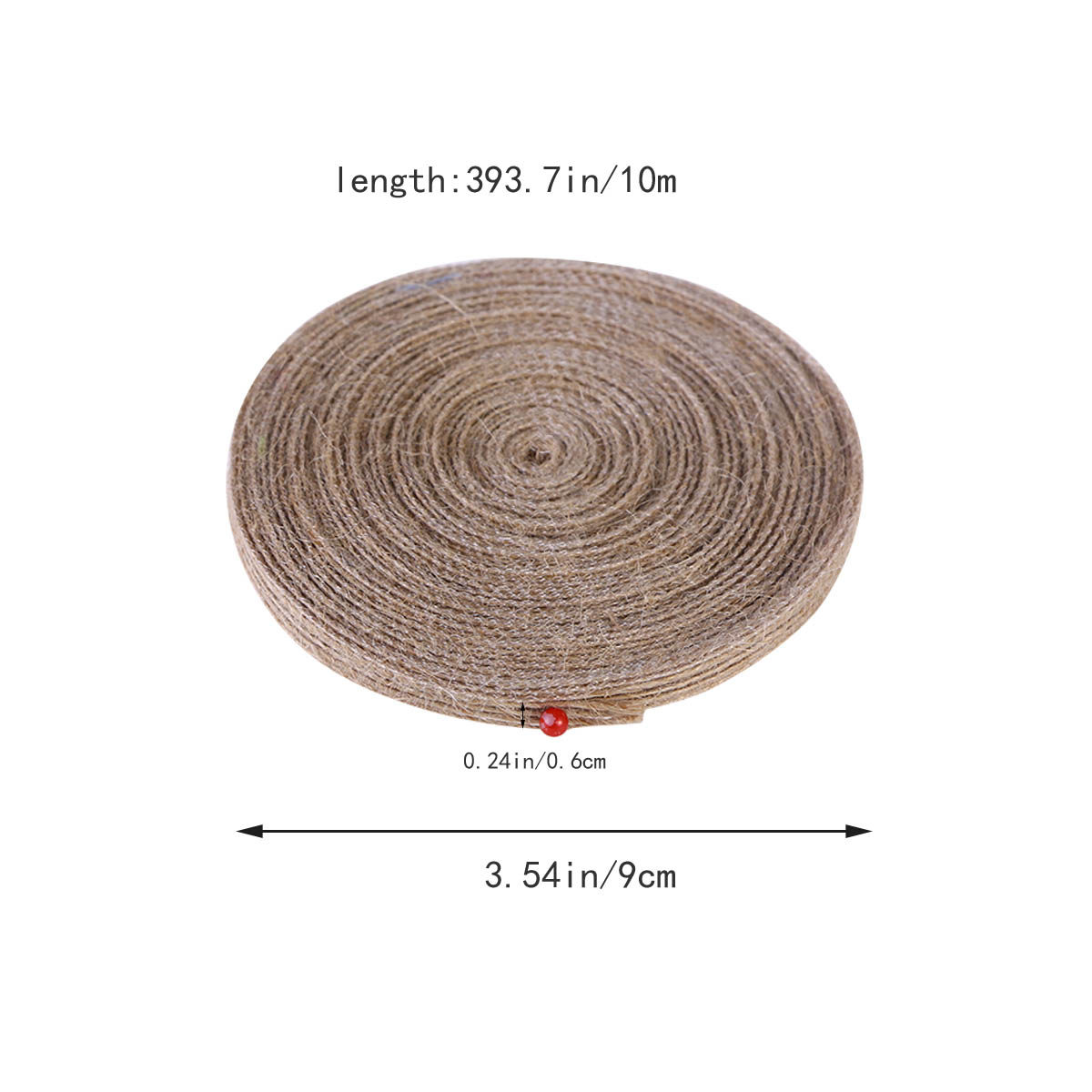 Natural Brown Jute Webbing Hem - Twine Jute Natural recensione e prezzo