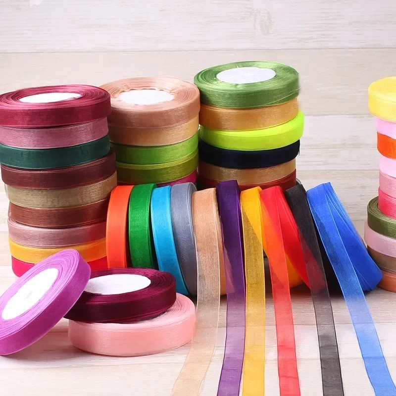 15mm 50yards/roll organza ribb - Ribbon Organza Roll recensione e prezzo