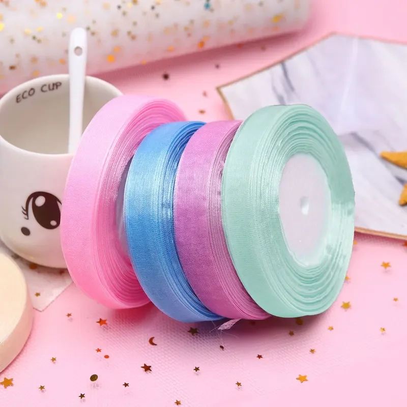 15mm 50yards/roll organza ribb - Ribbon Organza Roll recensione e prezzo