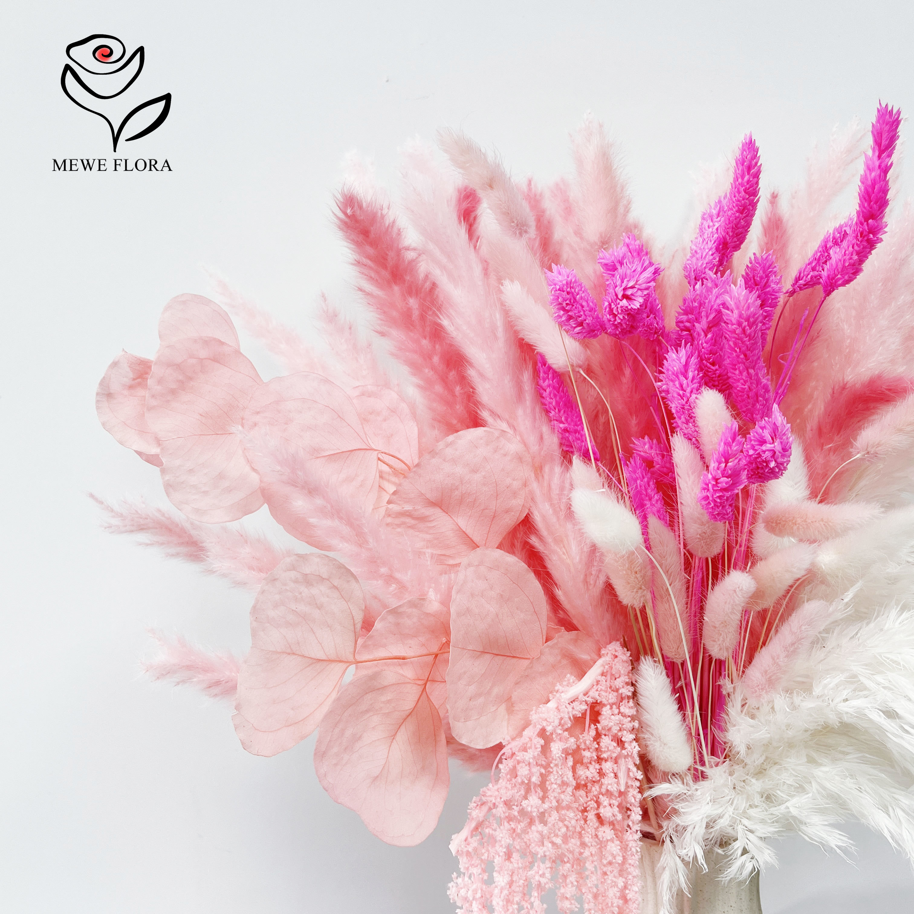 Natural Pampas Pink Dried Flow - Eucalyptus Preserved recensione e prezzo