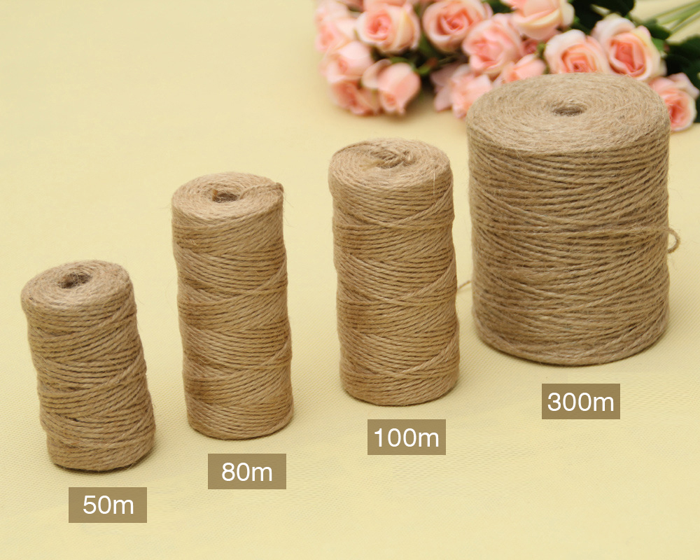 50/80/100Meters Natural Vintag - Twine Jute Natural recensione e prezzo