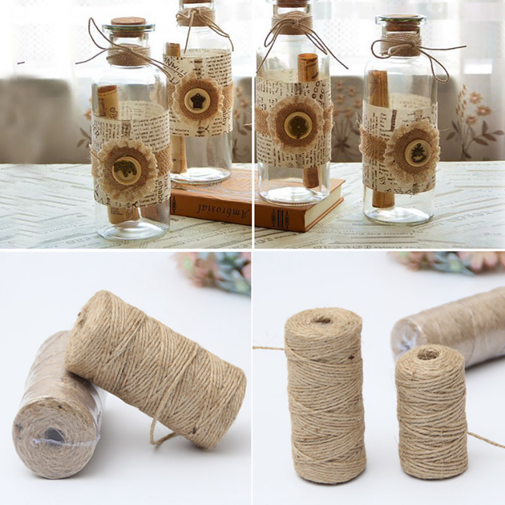 50/80/100Meters Natural Vintag - Twine Jute Natural recensione e prezzo