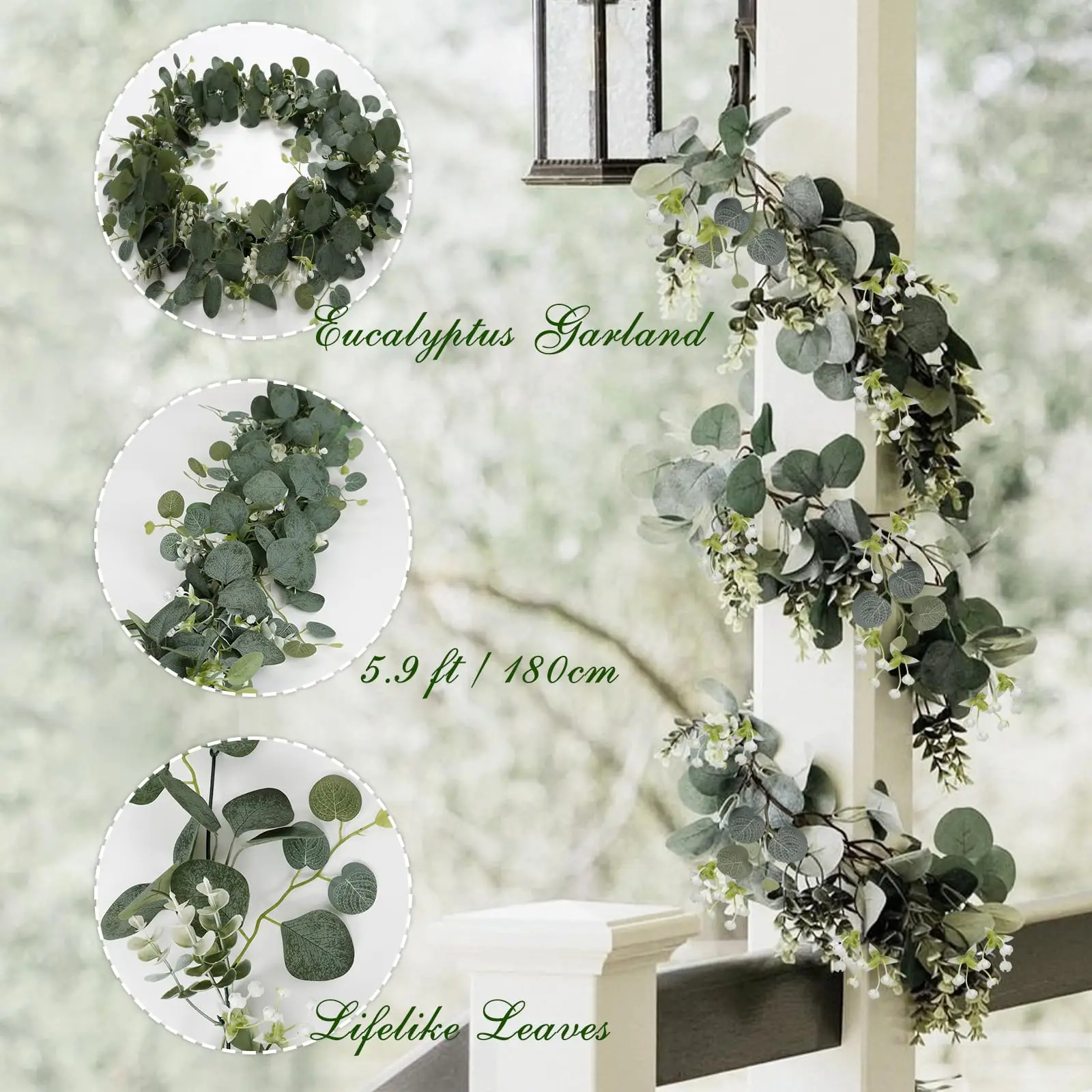 1pc Artificial Eucalyptus Leav - Eucalyptus Preserved recensione e prezzo