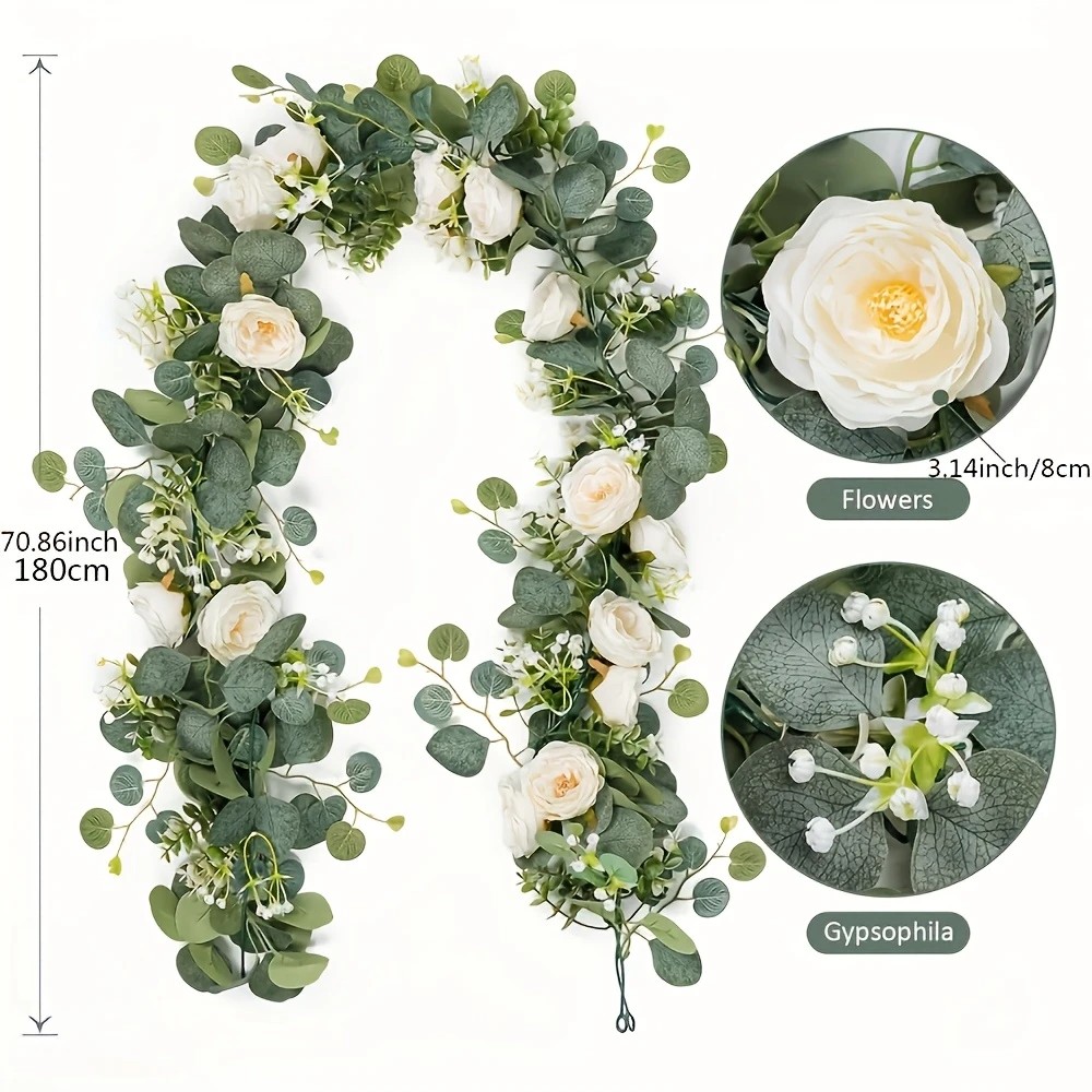 70inch Eucalyptus and Rose Gar - Eucalyptus Preserved recensione e prezzo