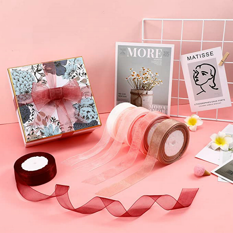 50 Yards/Roll Organza Ribbon W - Ribbon Organza Roll recensione e prezzo