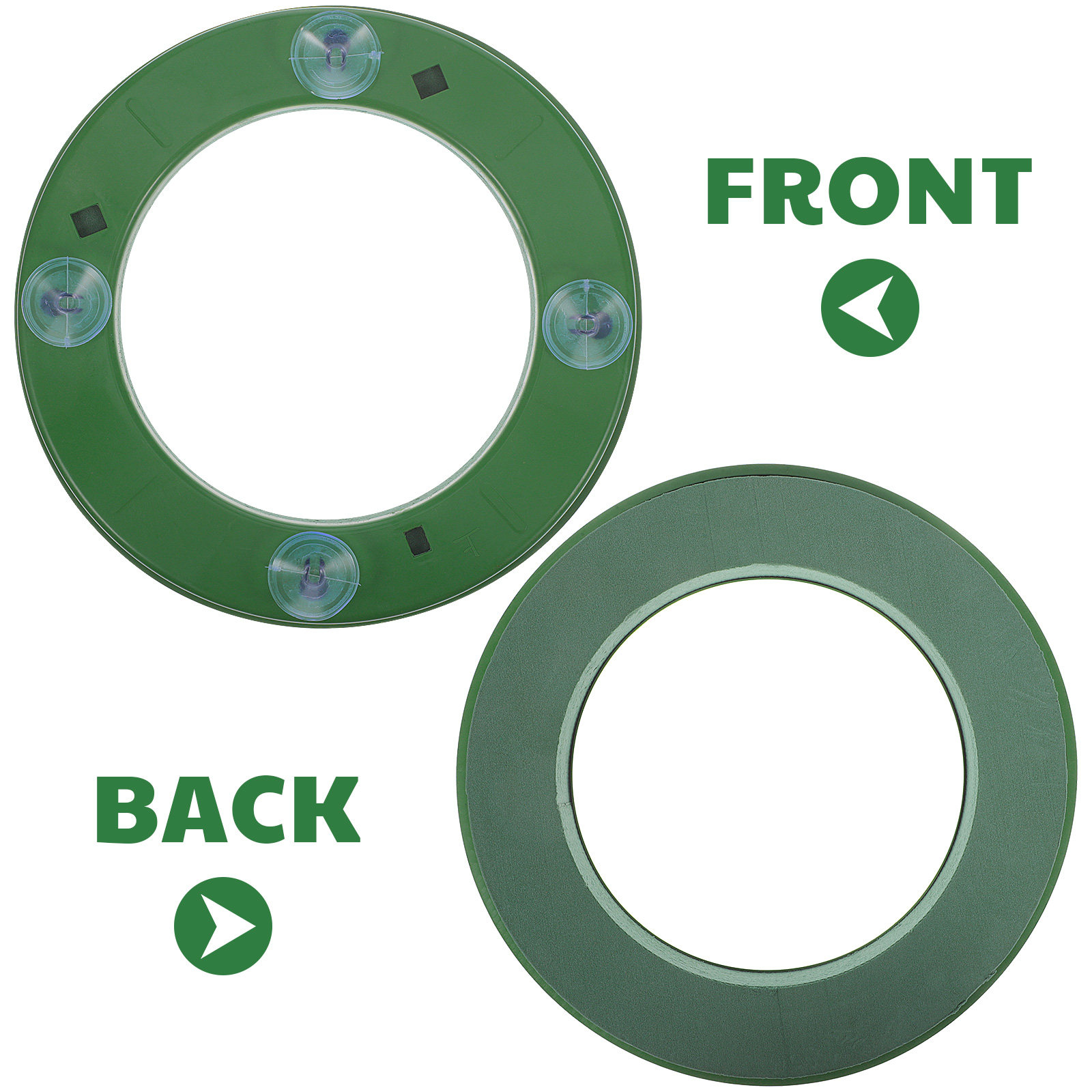 2Pcs Wet Floral Foam Wreath wi - Supply For Florist recensione e prezzo