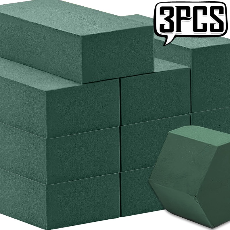 1/3x Floral Foam Blocks Green  - Supply For Florist recensione e prezzo
