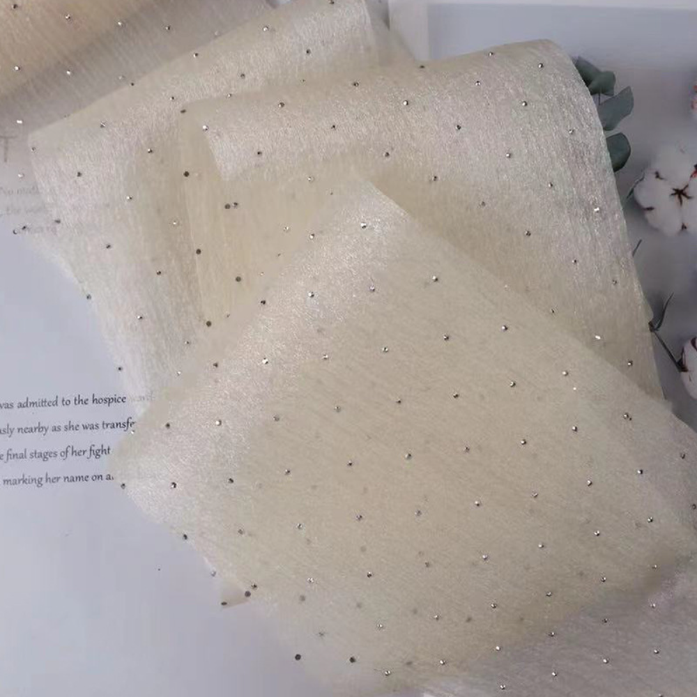 10 Yards/8cm Glitter Organza R - Ribbon Organza Roll recensione e prezzo