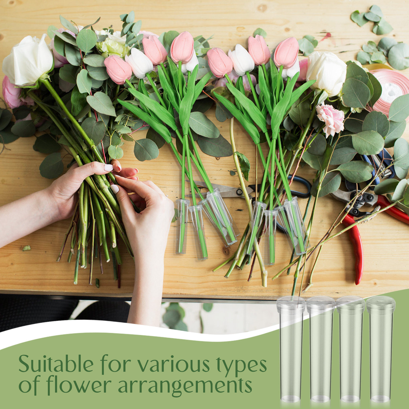 100Pcs Flower Nutrient Tubes U - The Florist Supply recensione e prezzo
