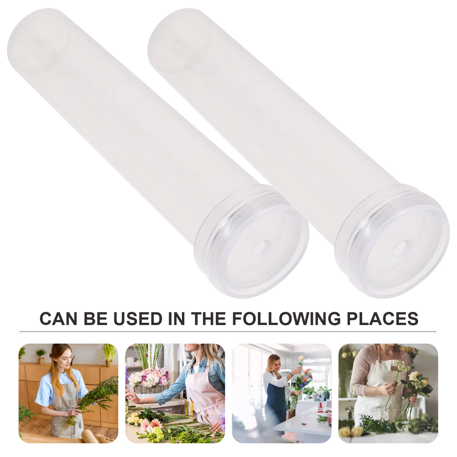 100Pcs Flower Tube Set Transpa - Supply For Florist recensione e prezzo