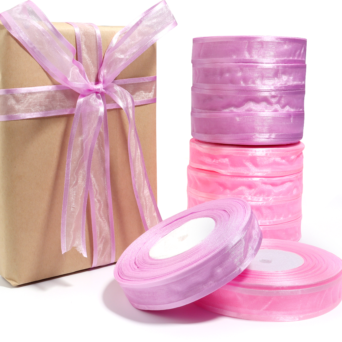50 Yards/Roll Colorful Organza - Ribbon Organza Roll recensione e prezzo