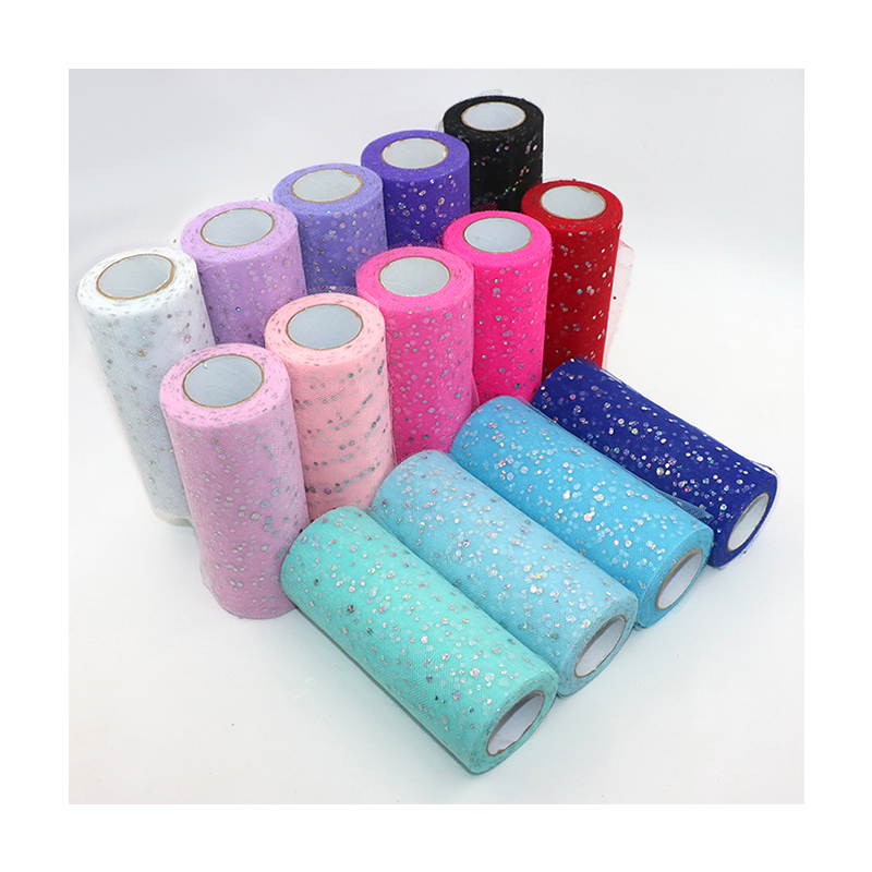 Glitter Sequin Tulle Roll 10 Y - Ribbon Organza Roll recensione e prezzo